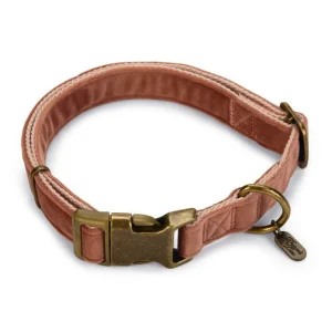 Halsband velura roze