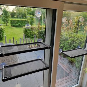 Kattenhangmat voor aan het raam