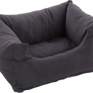 Mand panama rechthoekig donkergrijs