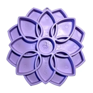 Sodapup Mandala Slowfeeder hond Softie lila roze lichtgroen 20 x 2 cm