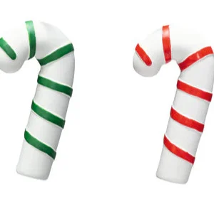 Latex kerst zuurstok 14cm 1st