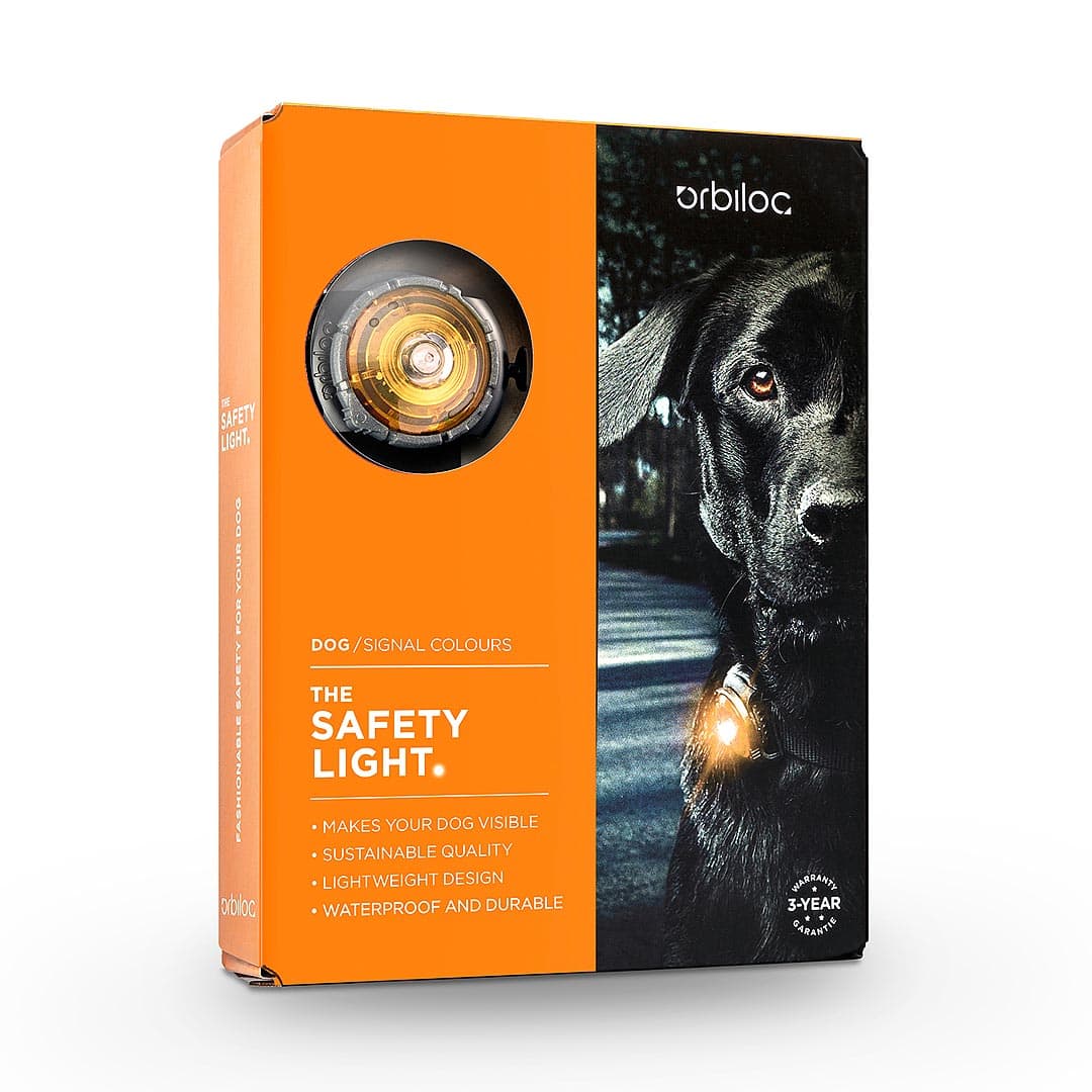 Orbiloc Dog Dual Veiligheidslampje – Geel - Afbeelding 3
