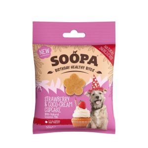 Soopa Healthy Bites – Aardbei & Coco-Cream Cupcake