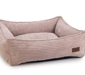Hondenmand ribbed roze