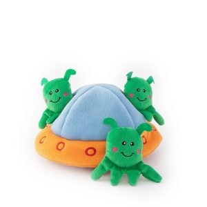 ZippyPaws Zippy Burrow – Aliens in UFO