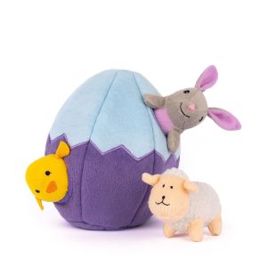 ZippyPaws Easter Burrow – Egg and Friends