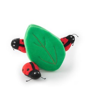 ZippyPaws Zippy Burrow – Ladybugs in Leaf