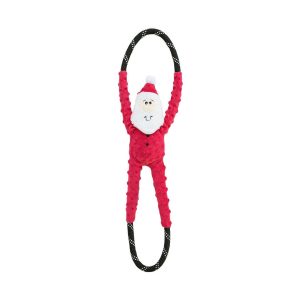 ZippyPaws Holiday RopeTugz – Santa