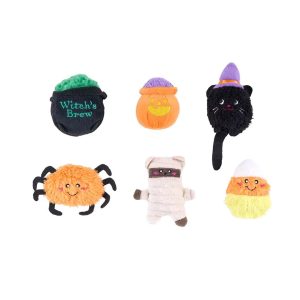 ZippyPaws Miniz 6-Pack – Halloween Haunts