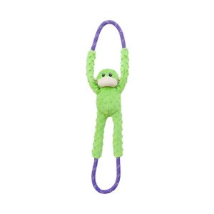 ZippyPaws RopeTugz – Green Monkey