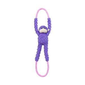 ZippyPaws RopeTugz - Purple Monkey