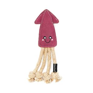ZippyPaws ecoZippy Suede and Rope Buddies – Squid