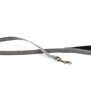 Hondenleiband Balacron kunstleer grijs
