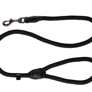 Leiband Classic Nylon rond zwart 120cm