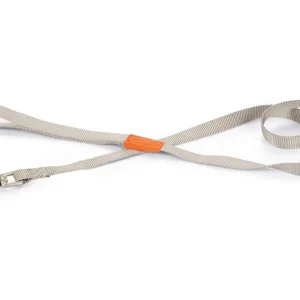 Nylon looplijn uni lichtgrijs