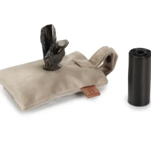 DBL Poepzaktasje fluweel grijs