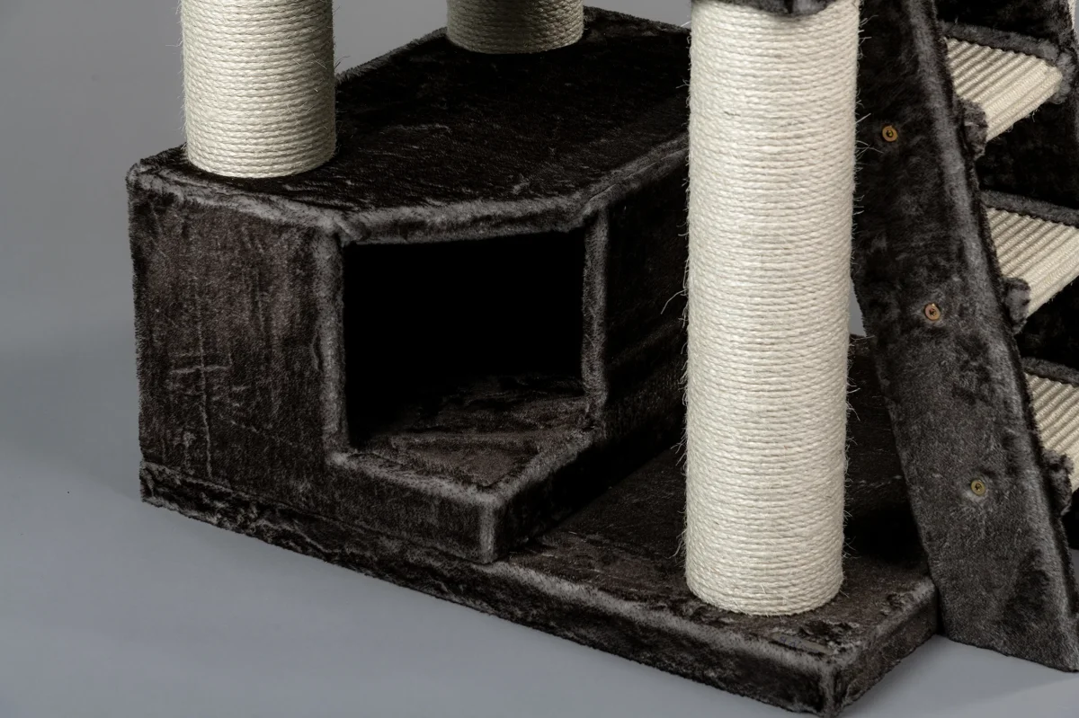 Speelhuis Kussen Taupekleurig, Corner Coon 55 x 35 x 25 cm - Afbeelding 5