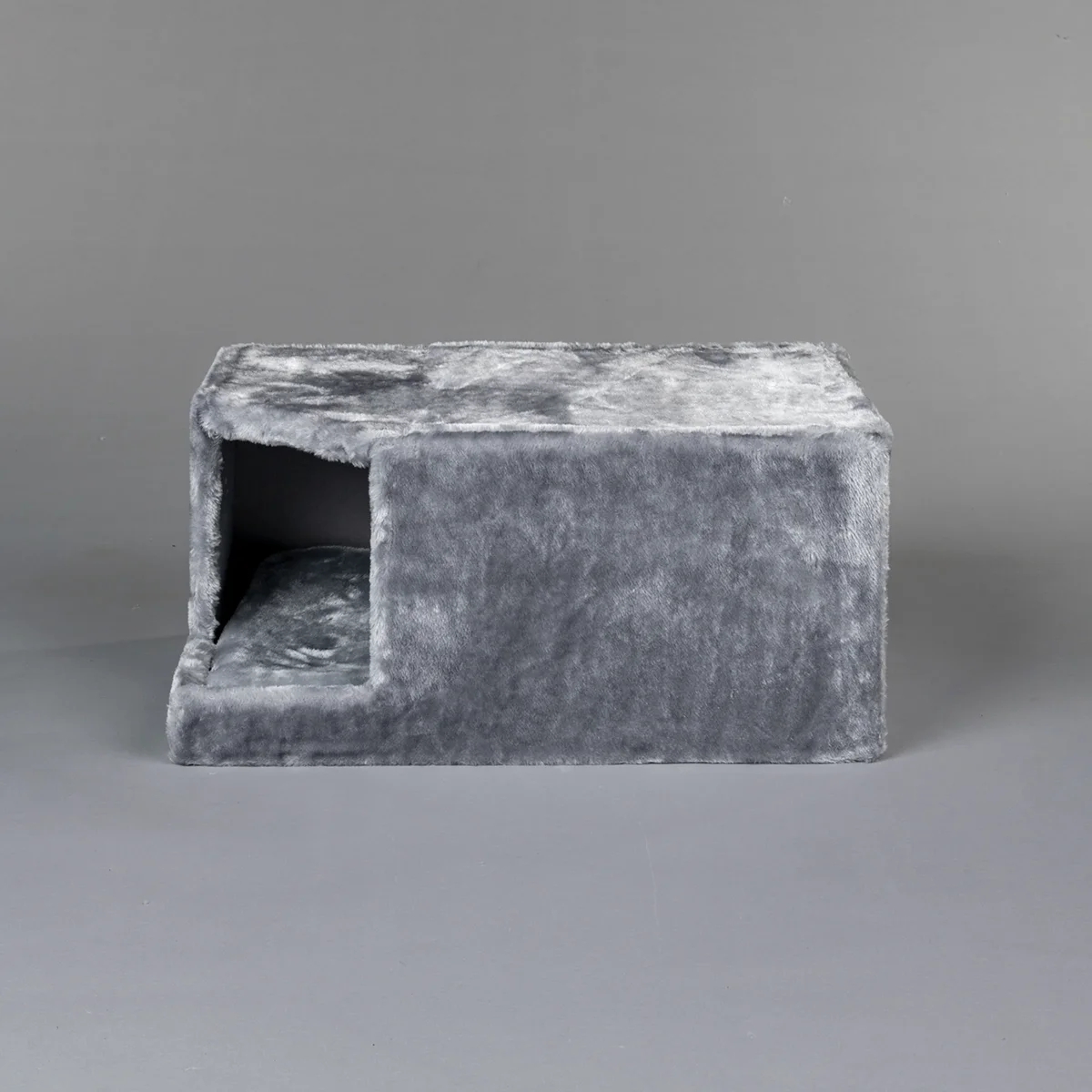 Speelhuis Lichtgrijs kleurig, Corner Coon 55 x 35 x 25 cm (incl. Kussen) - Afbeelding 2