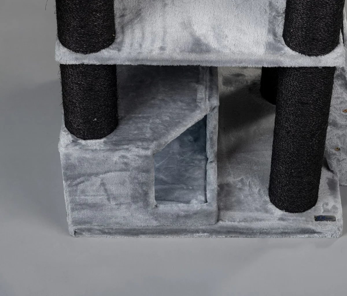 Speelhuis Lichtgrijs kleurig, Corner Coon 55 x 35 x 25 cm (incl. Kussen) - Afbeelding 8